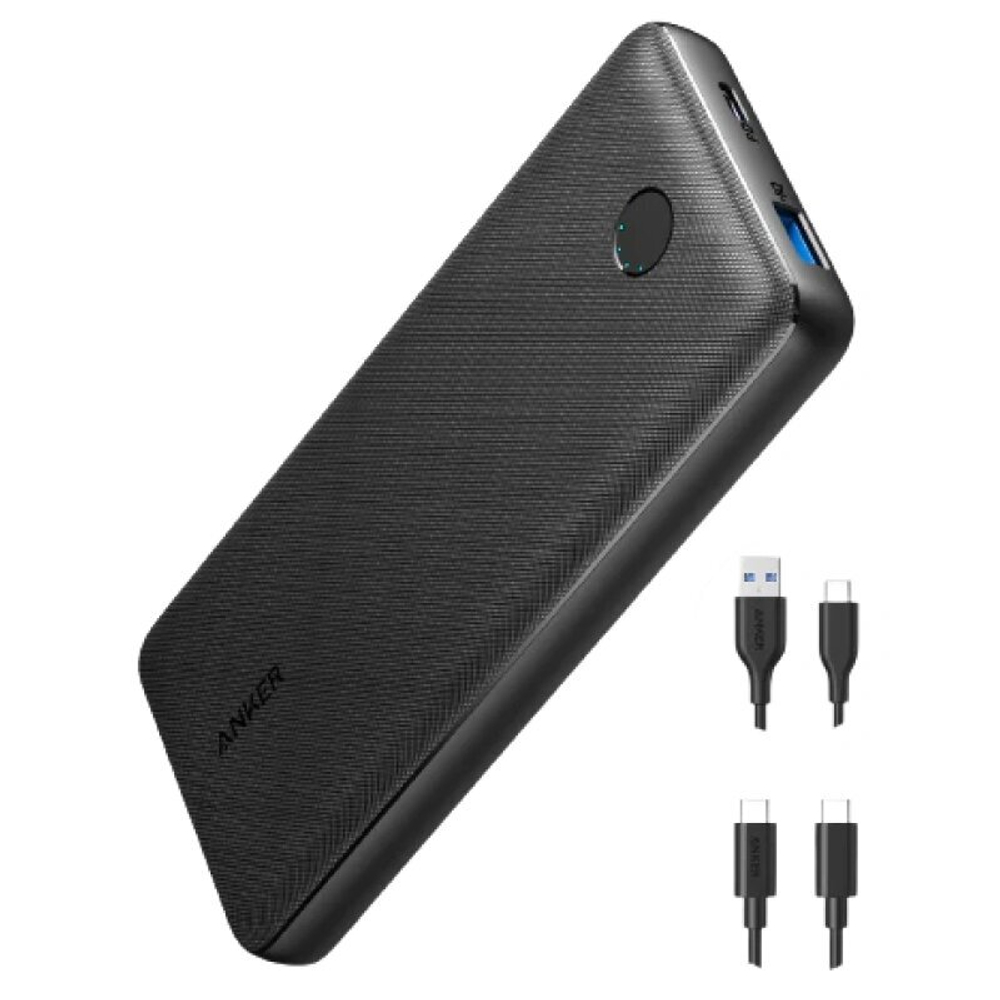 Внешний аккумулятор Anker 525 PowerCore Essential 20000mAh, Black (A1287P11)