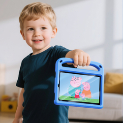 Детский чехол синего цвета на планшет iPad Mini 6 и iPad Mini 7 от Dux Ducis, серия Puff Series Case