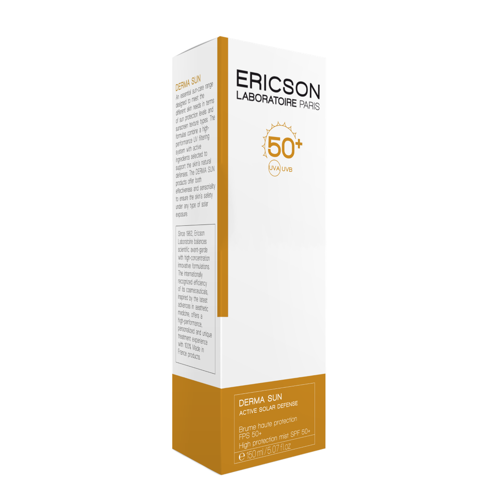 Ericson Laboratoire Солнцезащитный спрей SPF50+ SPF50+ High Protection Mist 150 мл. Для лица и тела