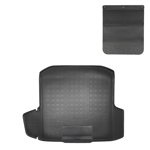 Коврик в багажник Norplast/Unidec для Skoda Octavia III в кузове A7 Combi (2013-), Черный, арт.NPA00-T81-405-APP