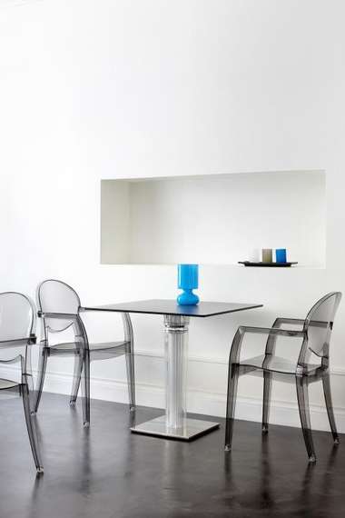 Стул с подлокотниками Igloo прозрачный