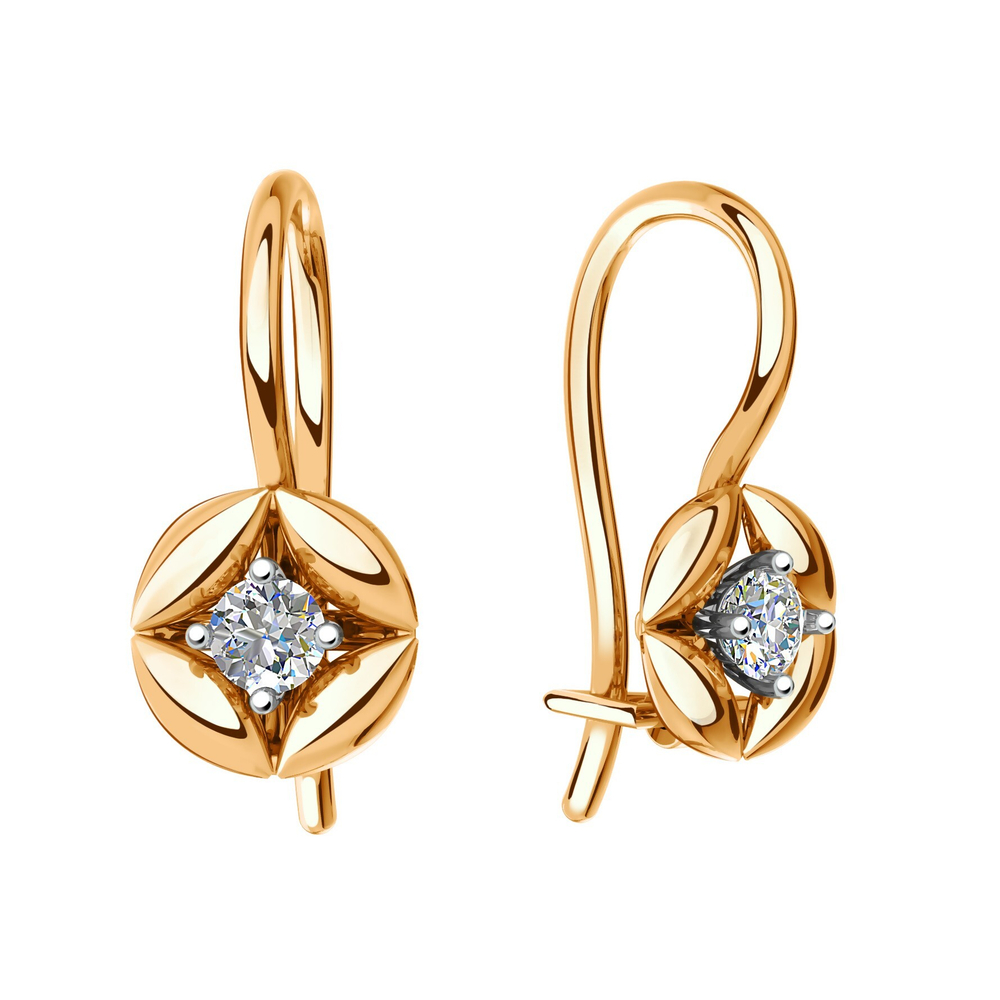 Серьги из золота 585 пробы