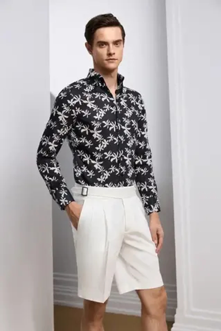 Рубашка с принтом