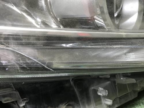 Битая Фара правая Toyota LC Prado 150 (17-нв) LED