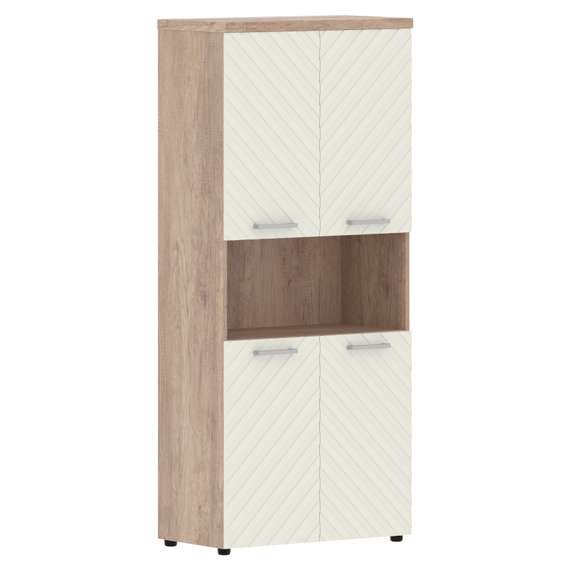 Шкаф с комплектами малых дверей и топом TLHC 85.4  856х450х1968 TORR LUX