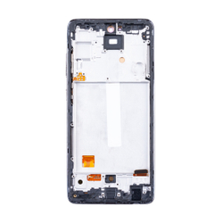 Дисплей для Samsung Galaxy A52/A52 5G (A525F/A526B/A528B) с тачскрином и рамкой Черный - Oled FS