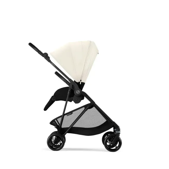 Прогулочная коляска Cybex Melio Carbon Canvas White