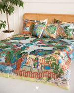 Комплект постельного белья двуспальный Shirin Cover Hermodr 8 предметов 130220303 Иран