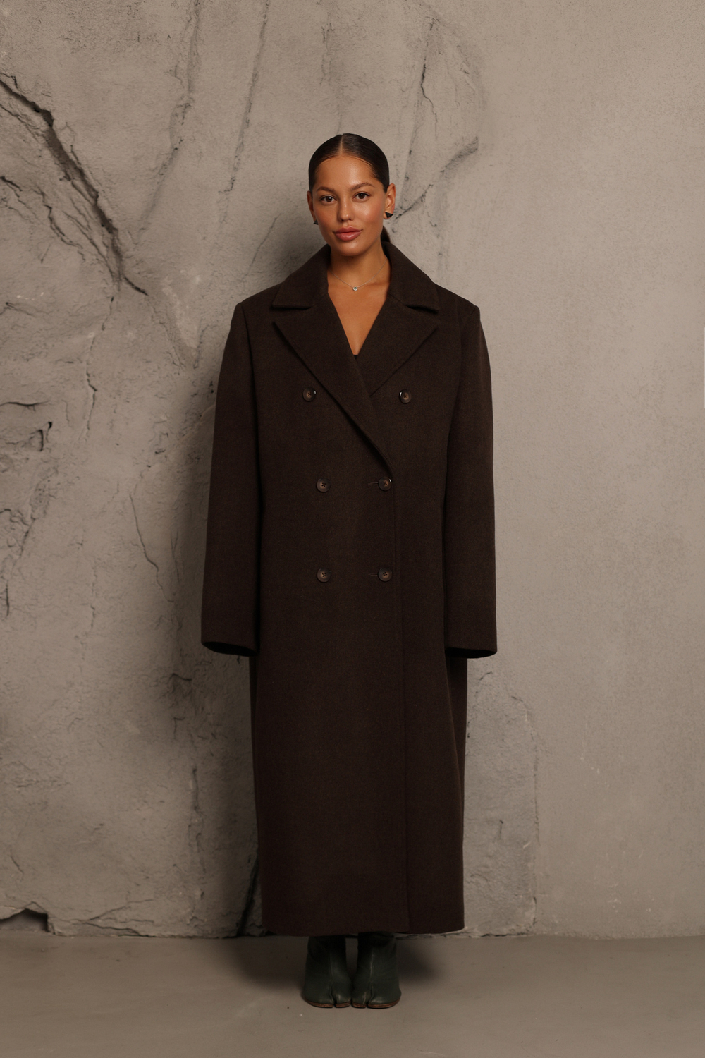 Пальто OVER миди