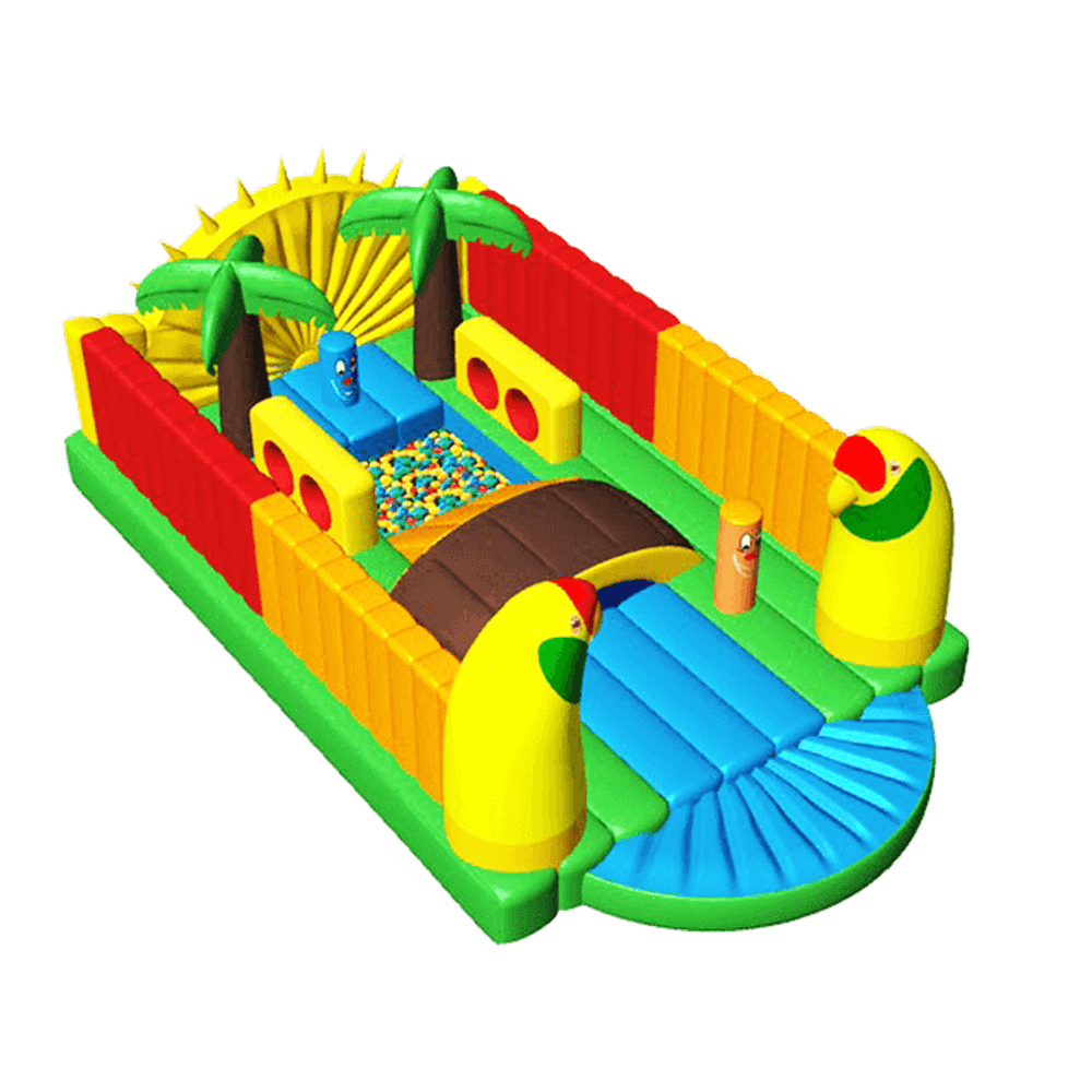 Коммерческий надувной батут "Попугай 2"