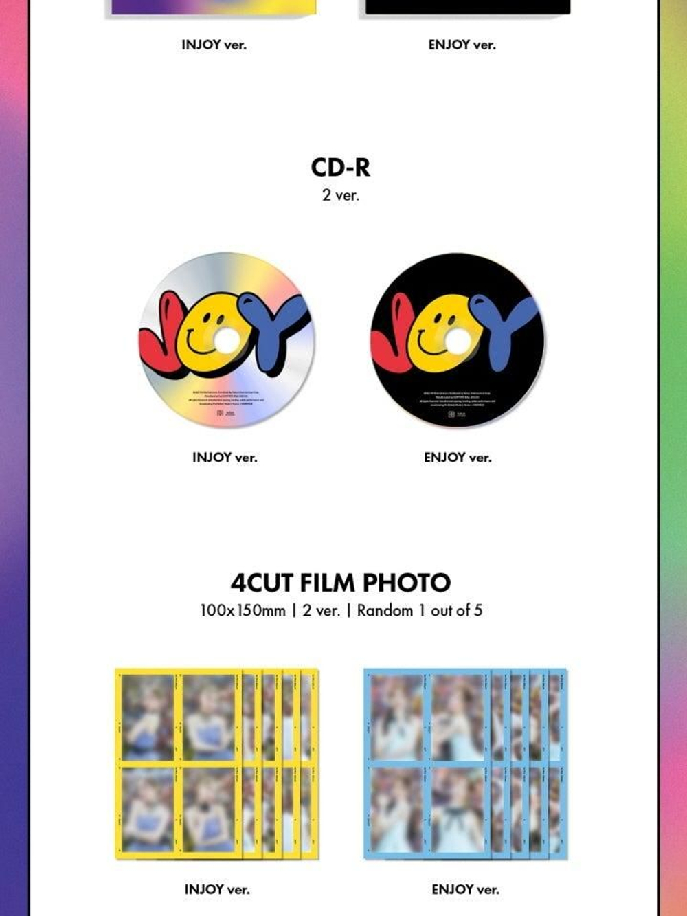 Альбом woo!ah! - JOY 1st Mimi Album 2 Version SET