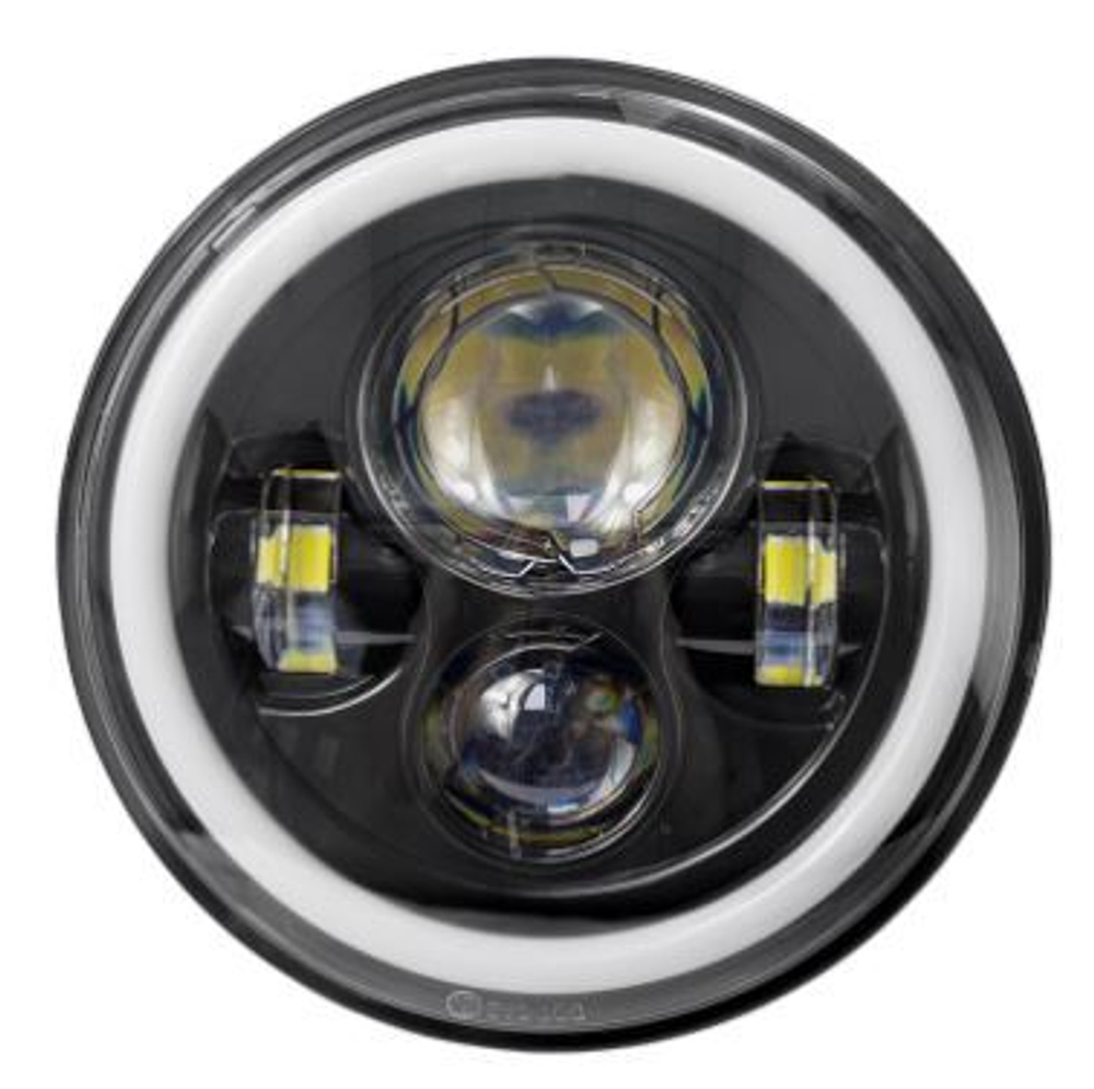 Прожектор LED-СТГ -квадрат 22W (170*170*58) 4Lenz +2SMD+ДХО 9-36v шт G0102