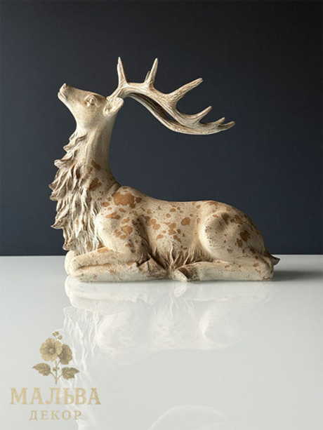 Декор "Античный олень" 29x15x27 см