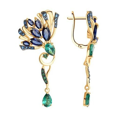 Серьги Au 585 (727719)