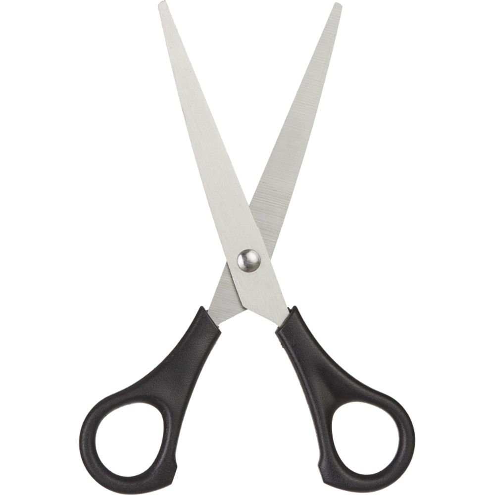 Ножницы 160 мм Attache (Attache Economy) с пластиковыми симметричными ручками черного цвета