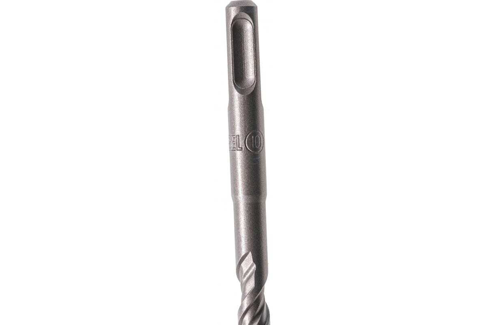 Бур по бетону, двойная спираль, Cobalt W-tip, 10x160 мм, SDS PLUS, серый