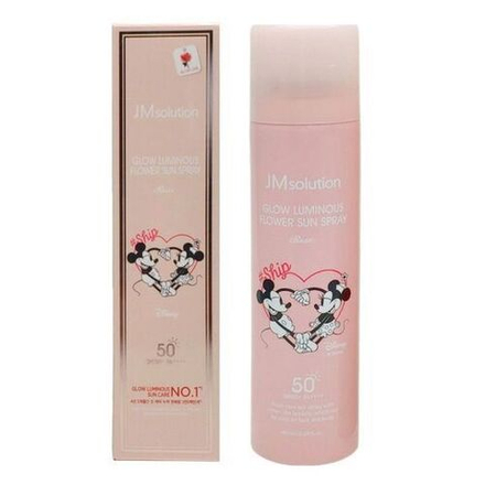 Спрей солнцезащитный JMsolution Disney collection heart luminous rose SPF50+ PA++++, 180мл