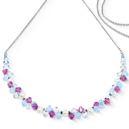 Колье Coeur de Lion Lilac-Blue 1124/10-0839