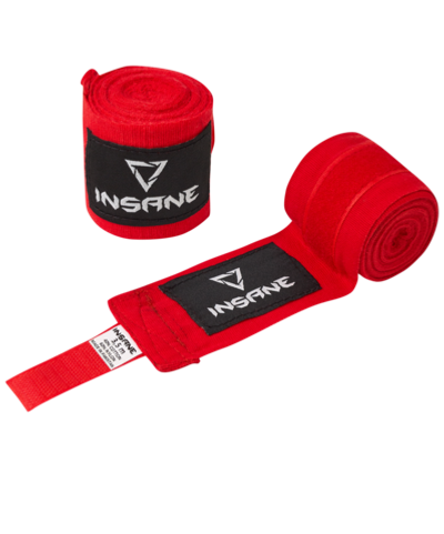 Бинт боксерский COBRA, хлопок/нейлон, красный, 3,5 м