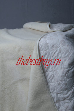 Одеяло Меринос Локон с хлопком - 100х140 см.
