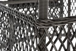 "Дольче" обеденная группа из искусственного ротанга, цвет графит