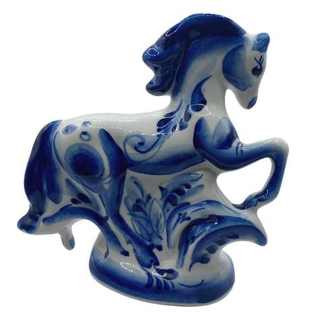 Фигурка Конь большой гжель