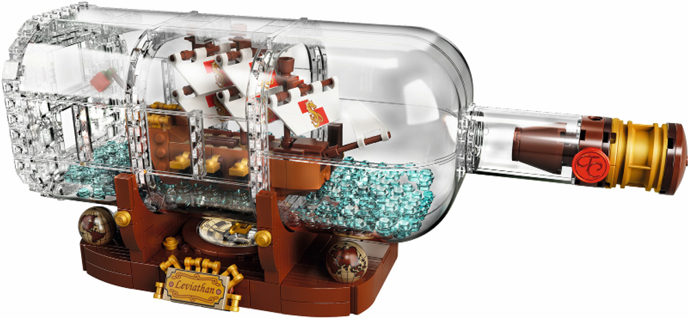 LEGO Ideas: Корабль в бутылке 21313 — Ship in a Bottle — Лего Идеи