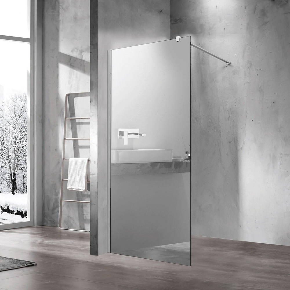 Душевая перегородка Walk-In VSW-1H100MR, 1000*2000, хром, стекло зеркальное, , шт