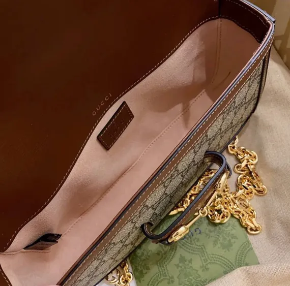 Мини-сумка через плечо Gucci Horsebit 1955