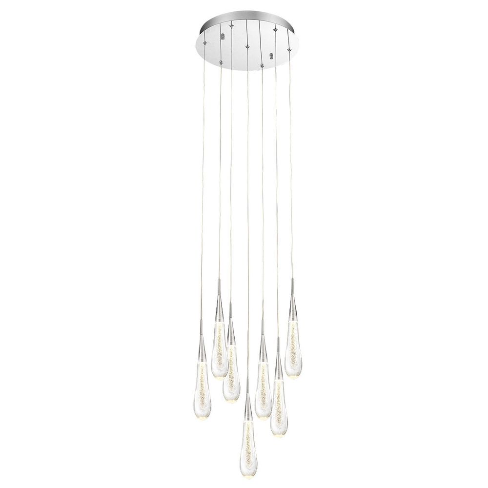 Подвесной светильник Pour 7 silver