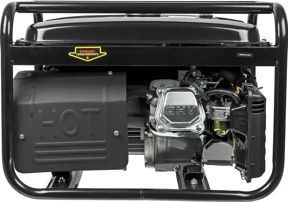 Генератор бензиновый электрический Huter, 2.5 кВт, ручной стартер, 7 л.с.