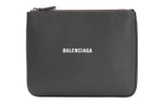 Balenciaga Cow Leather Clutch Men"s Dark Gray
