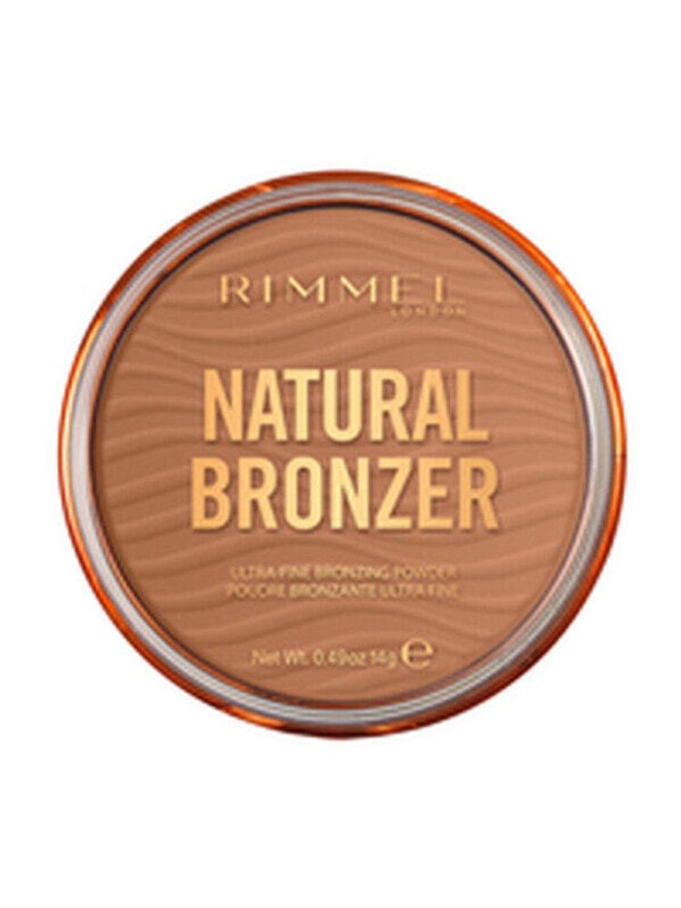 Пудра Компактная пудра для лица с эффектом загара Rimmel London Natural Bronzer Nº 002 Sunbronze