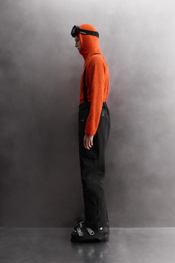 ZARA УТЕПЛЕННЫЕ ВОДОНЕПРОНИЦАЕМЫЕ ЛЫЖНЫЕ БРЮКИ RECCO®, ЧЕРНЫЙ