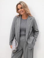 Пиджак серый