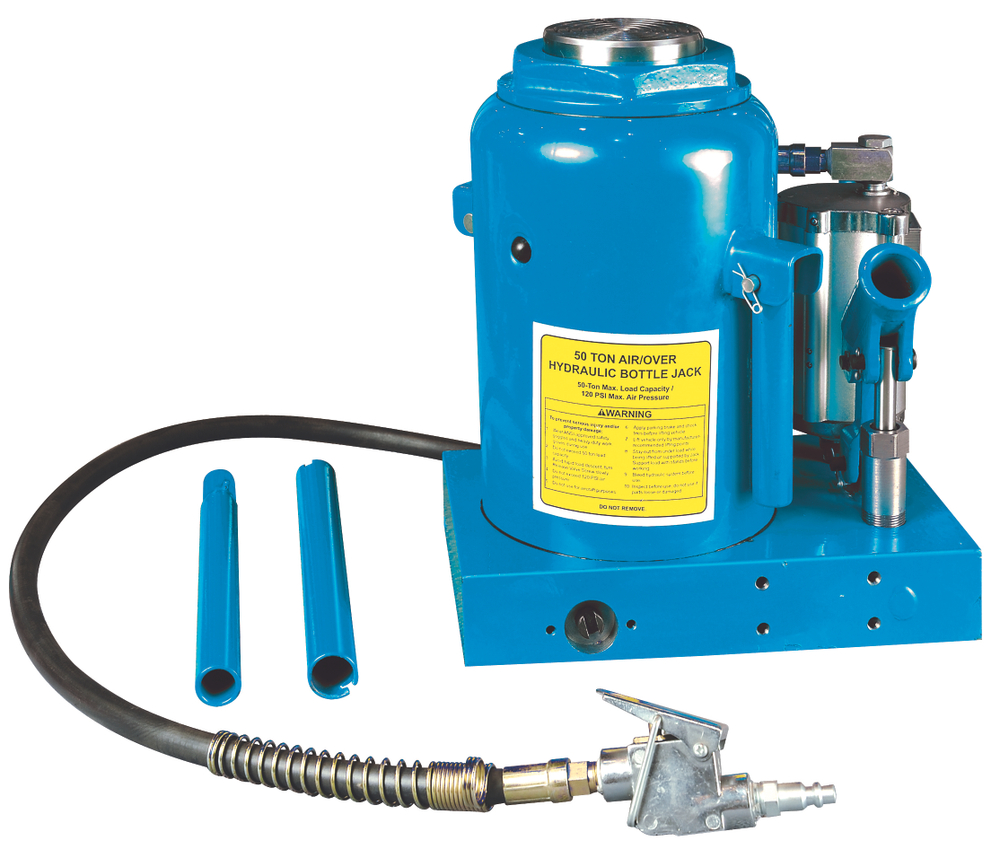 Бутылочный домкрат пневмогидравлический на 50 тонн, SD2004, синий, СТАНКОИМПОРТ