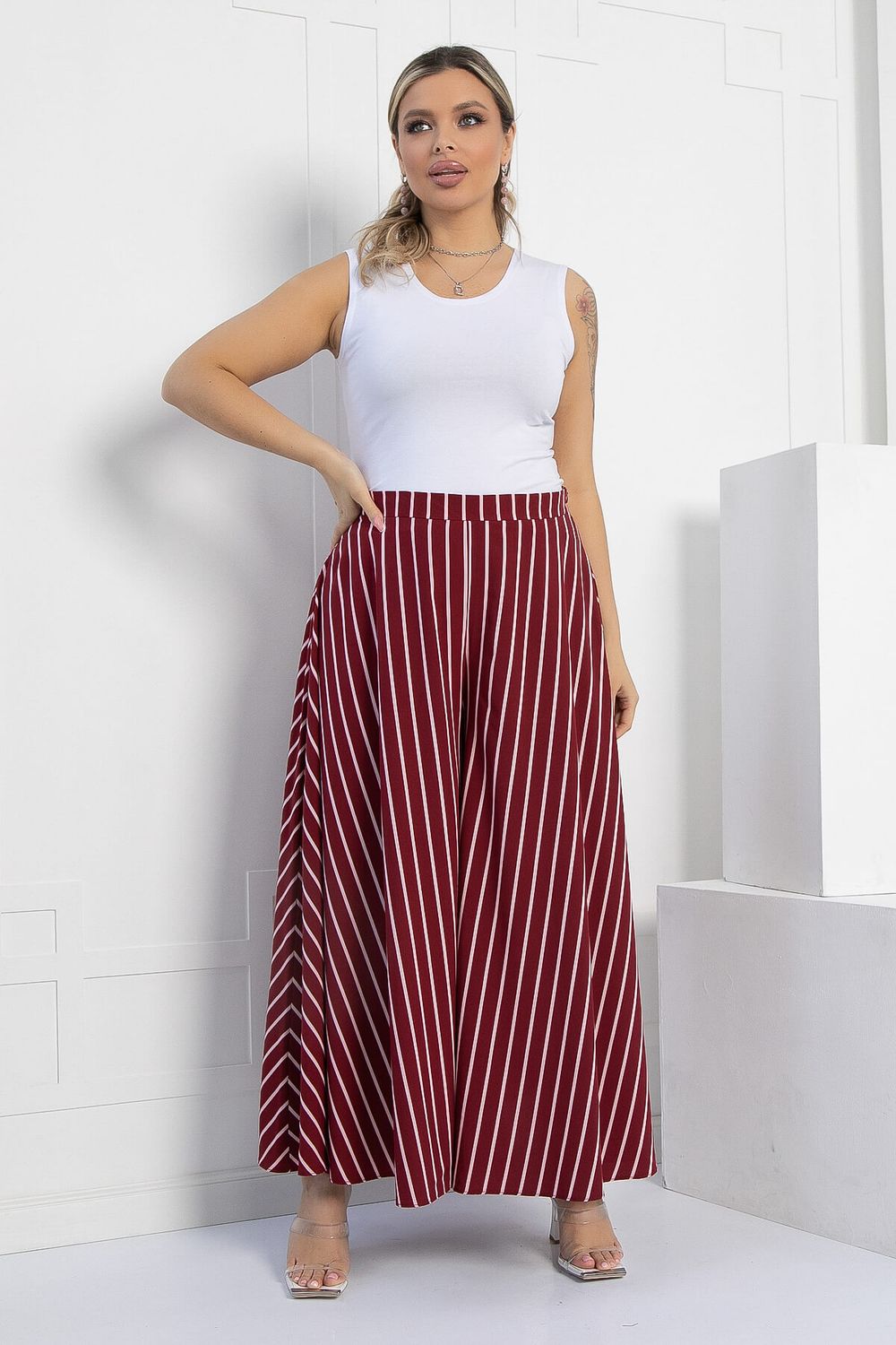 Брюки Камелия (бордовое) Б12914-13М LT Collection