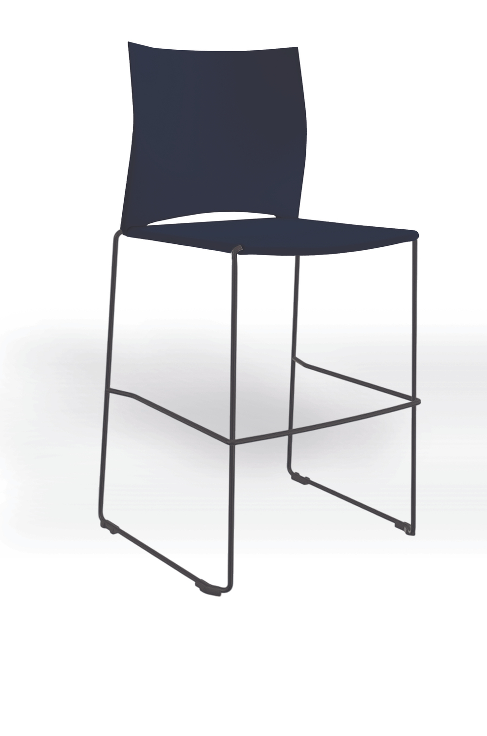 Web стул на полозьях кухонный/барный