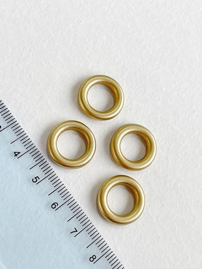 5602-2 Элемент "Кольцо" 16мм, акрил, позолота