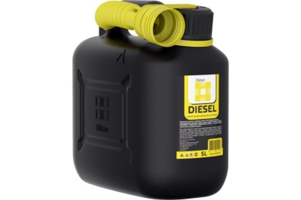 Канистра ГСМ Oktan  5л Дизель цвет Черный (12шт/уп)