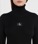 Платье BADGE ROLL NECK CALVIN KLEIN JEANS - черный(J20J221690)