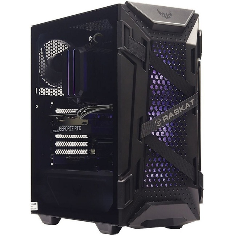 Корпус Midi-Tower ASUS TUF Gaming GT301 Raskat, ARGB, черный (90DC0040-B49060)