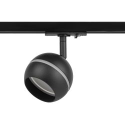 Трековый светильник однофазный ЭРА Round TR47-GX53 BK под лампу GX53 черный