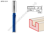 ЗУБР 12x51мм, хвостовик 12мм, фреза пазовая прямая с нижними подрезателями