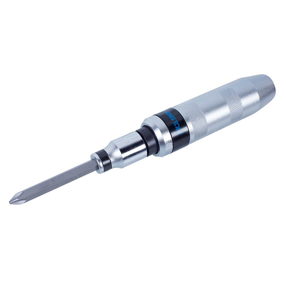 KING TONY (4111FR) Отвертка ударная 1/2" с принадлежностями, 6 предметов