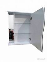 Зеркало шкаф Волна 55