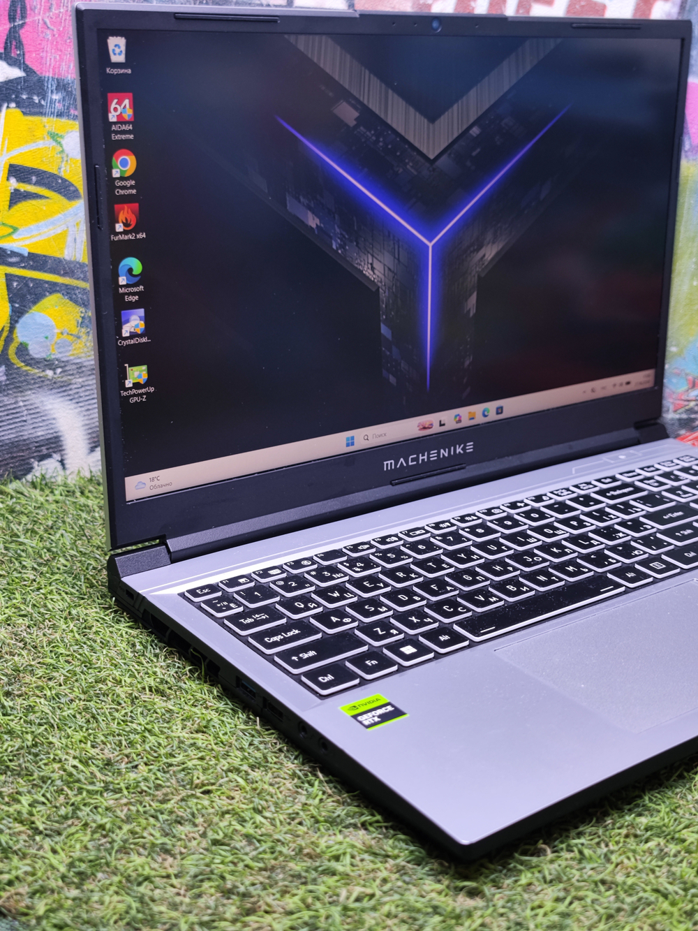 Machenike L15 i5-12450H/RTX 4050/16Gb/1Tb/FHD/165Hz/Air Pulsar L