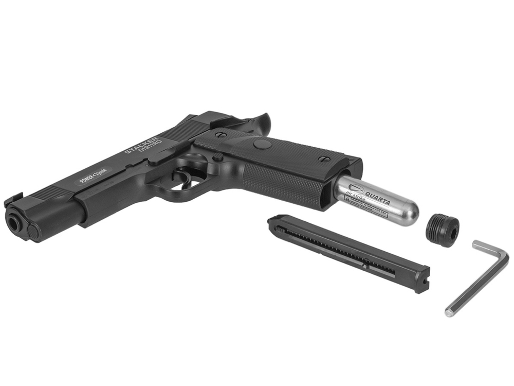 Пистолет пневматический Stalker S1911RD (Colt 1911) к.4,5мм (ST-12061RD)