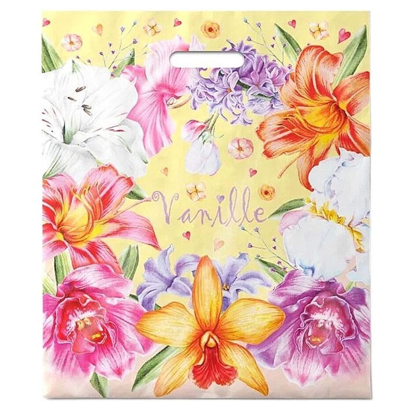 Пакет прорубная ручка Россия 40*47 см 45 мкм ПВД Ваниль  1 шт 500 шт/кор