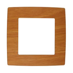 12-5001-07 ЭРА Рамка на 1 пост, Эра12, ольха | Эра 12 Ольха